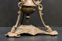 色ガラスが素敵な高脚デザインのオイルランプ DC4138