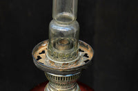 色ガラスが素敵な高脚デザインのオイルランプ DC4138