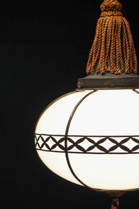 美しい七宝すかし模様が気品ある雪洞型電笠(房付き) DC8534