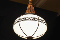 美しい七宝すかし模様が気品ある雪洞型電笠(房付き) DC8534