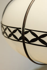 美しい七宝すかし模様が気品ある雪洞型電笠(房付き) DC8534