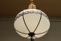 美しい七宝すかし模様が気品ある雪洞型電笠(房付き) DC8534