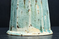 淡い色彩の上品な陶器製の花びん DC8460