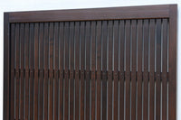 幅720ミリ 平格子で時代の趣きある変わりデザイン格子戸 F8582 在庫4枚