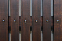 幅720ミリ 平格子で時代の趣きある変わりデザイン格子戸 F8582 在庫4枚