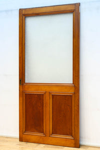 幅878ミリ 大判ガラスで明るく重厚な佇まいのガラス戸 F8587 在庫2枚