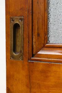 幅878ミリ 大判ガラスで明るく重厚な佇まいのガラス戸 F8587 在庫2枚