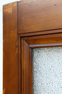 幅878ミリ 大判ガラスで明るく重厚な佇まいのガラス戸 F8587 在庫2枚