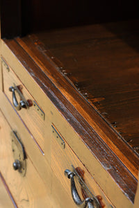 収納力抜群!! 時間を経た重厚感が素晴らしい収納箪笥 BB3141