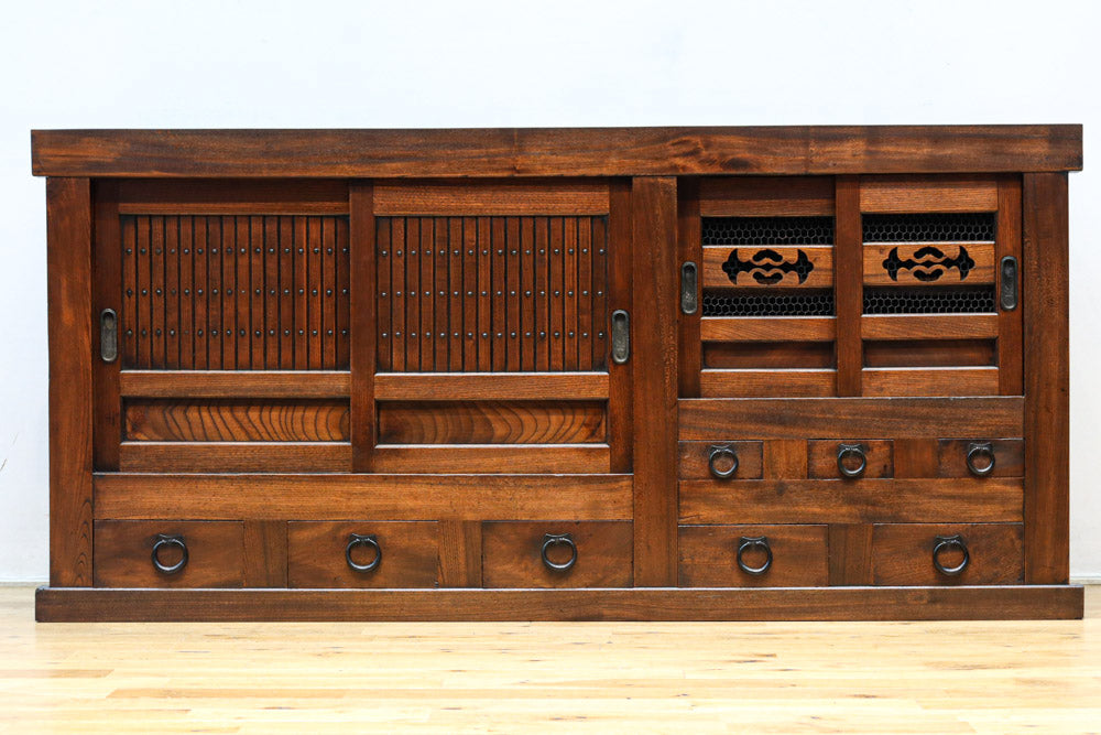 【 貴重 】欅 両面＆階段 両面箪笥 貴重 】欅 両面＆階段 両面箪笥