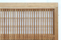 幅927ミリ 帯びガラスが風情ある上質な木地色をした大阪格子戸 F8516 在庫4枚