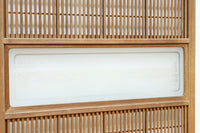 幅927ミリ 帯びガラスが風情ある上質な木地色をした大阪格子戸 F8516 在庫4枚