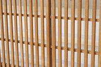 幅927ミリ 帯びガラスが風情ある上質な木地色をした大阪格子戸 F8516 在庫4枚