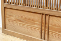 幅927ミリ 帯びガラスが風情ある上質な木地色をした大阪格子戸 F8516 在庫4枚