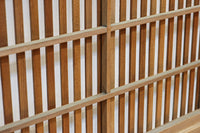 幅927ミリ 帯びガラスが風情ある上質な木地色をした大阪格子戸 F8516 在庫4枚