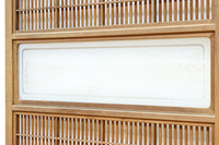 幅927ミリ 帯びガラスが風情ある上質な木地色をした大阪格子戸 F8516 在庫4枚