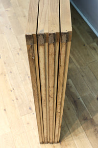 幅927ミリ 帯びガラスが風情ある上質な木地色をした大阪格子戸 F8516 在庫4枚