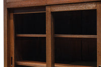 稀少サイズ!!ディスプレイが映えるレトロモダンな高脚ガラスケース BB3151