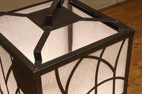 三日月柄が浮かぶ鉄製行灯(あんどん) DC8434