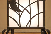 三日月柄が浮かぶ鉄製行灯(あんどん) DC8434