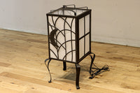 三日月柄が浮かぶ鉄製行灯(あんどん) DC8434