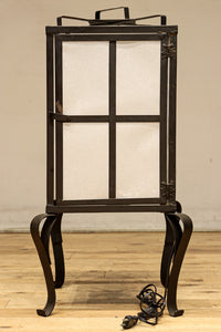 三日月柄が浮かぶ鉄製行灯(あんどん) DC8434