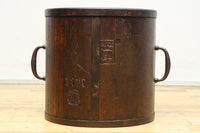 古色の風合いが時代感のある一斗マス DC8396efgh 在庫(e:1 f:1 g:1 h:1)個