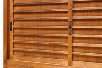 横桟使いの味わい溢れる木地色の収納箪笥 BB3318