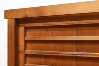 稀少幅1380ミリ自然美ある杢目の落ち着いた横桟造りの収納箪笥 BB3319