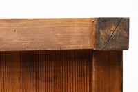 稀少幅1380ミリ自然美ある杢目の落ち着いた横桟造りの収納箪笥 BB3319