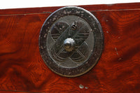 美しい光沢を放つアイアンフレーム付き最上衣裳箪笥 BB3106