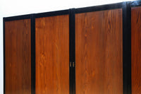 幅903ミリ 見事な漆の艶を纏う美しい杢目を魅せる板戸 F8531 在庫4枚