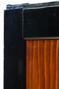 幅903ミリ 見事な漆の艶を纏う美しい杢目を魅せる板戸 F8531 在庫4枚