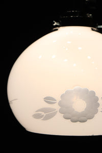 椿の花の透かし絵が浮かぶ可愛らしい電笠 DC8440