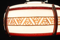 朱セルの帯装飾で昭和レトロな面持ちの電笠 DC8445