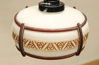 朱セルの帯装飾で昭和レトロな面持ちの電笠 DC8445