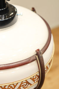 朱セルの帯装飾で昭和レトロな面持ちの電笠 DC8445