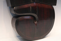 味わい深い古色の色彩が映える大きな空鉤 DB3064