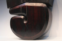 味わい深い古色の色彩が映える大きな空鉤 DB3064