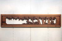 A beautiful and splendid bamboo and sparrow sculpture carpet