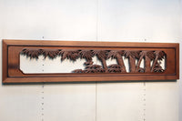 A beautiful and splendid bamboo and sparrow sculpture carpet