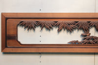 A beautiful and splendid bamboo and sparrow sculpture carpet