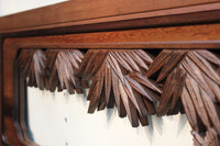 A beautiful and splendid bamboo and sparrow sculpture carpet