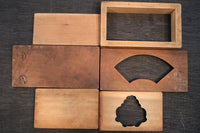 絵巻や香炉などの蓋付きの菓子型 DB7075abc 在庫(a:1 b:0 c:0)個