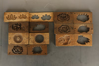 花弁の先まで華やかに彫り込んだ丁寧な作り込みの菓子型 DB5127a-g 在庫(b:1 c:1 d:1 e:1 f:1)個