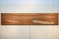 幅2192ミリ!! 素朴なレリーフ模様で味わい溢れる長尺透かし板 E8070 在庫1枚