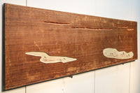 幅2192ミリ!! 素朴なレリーフ模様で味わい溢れる長尺透かし板 E8070 在庫1枚