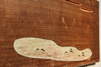 幅2192ミリ!! 素朴なレリーフ模様で味わい溢れる長尺透かし板 E8070 在庫1枚