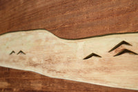 幅2192ミリ!! 素朴なレリーフ模様で味わい溢れる長尺透かし板 E8070 在庫1枚