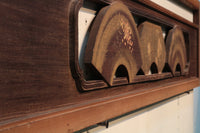 極上!! 四季折々の花木が描かれた扇形の板を並べた風流な欄間 E6085ab 在庫(a:1 b:0)枚